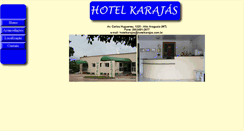 Desktop Screenshot of hotelkarajas.com.br